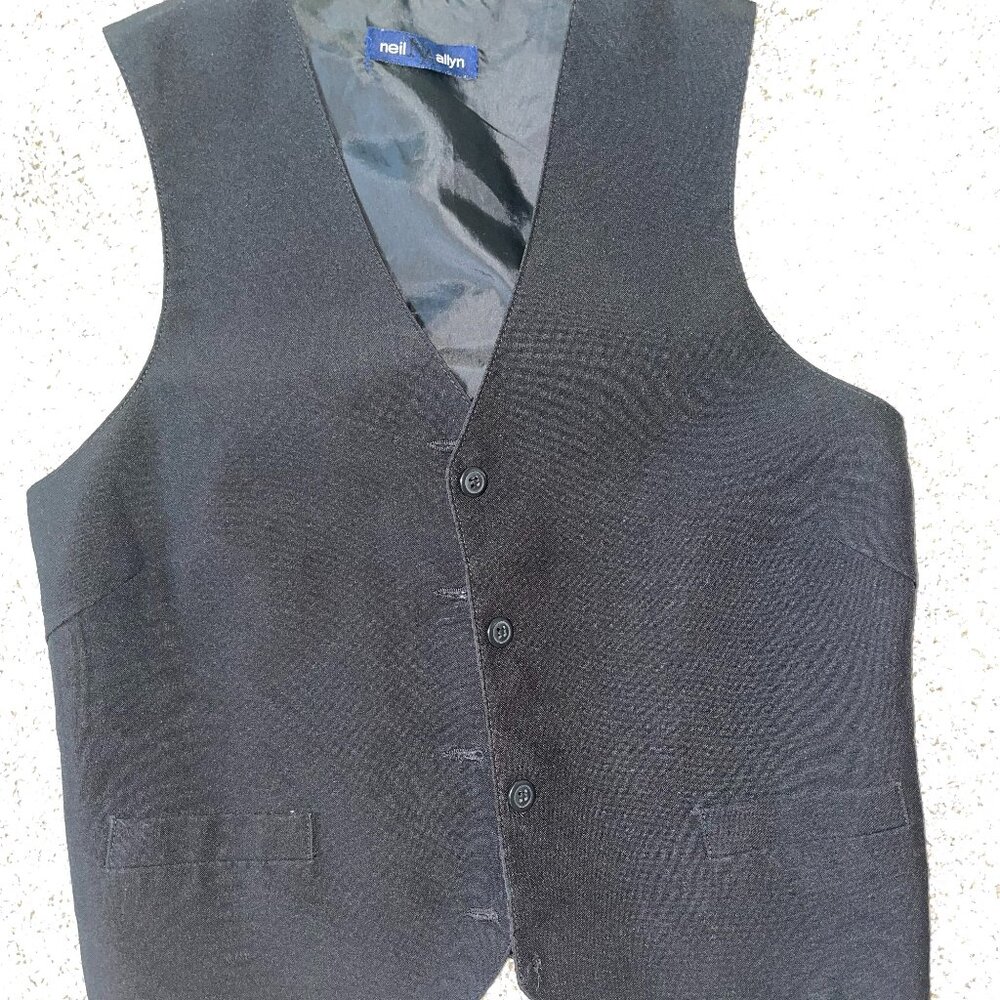 Black Suit Vest